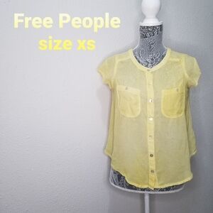 Free people chiffon top